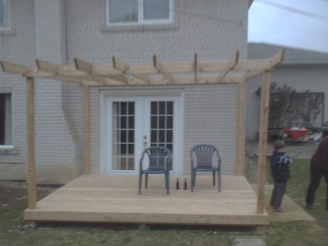 Newly Completed pergola