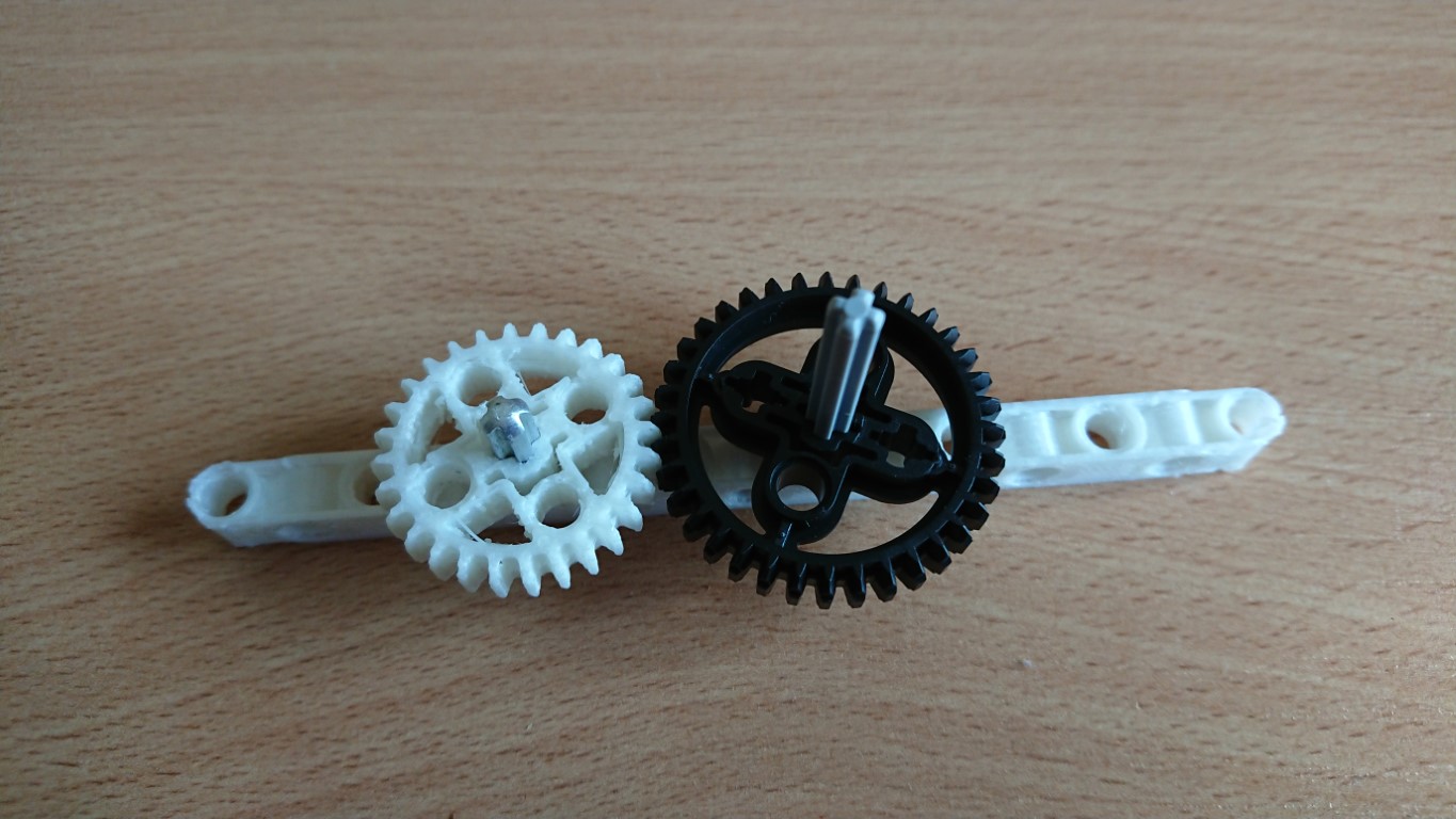 3D printed 28 tooth gear