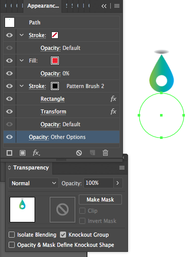 adding a blocking fill which knocks out unwanted elements