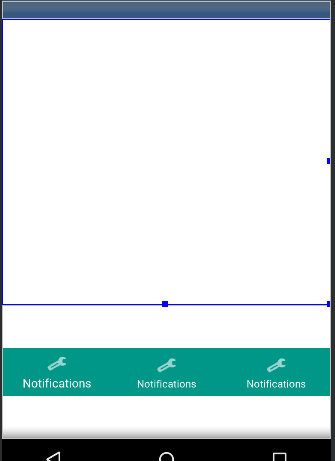 linearLayout con tres elementos