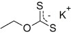 Structure of xanthate