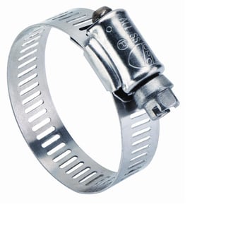 Screw type hose clamp