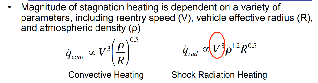 formulas for stagnation heating