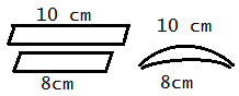 Reverse event - 2 paper strips of separate size