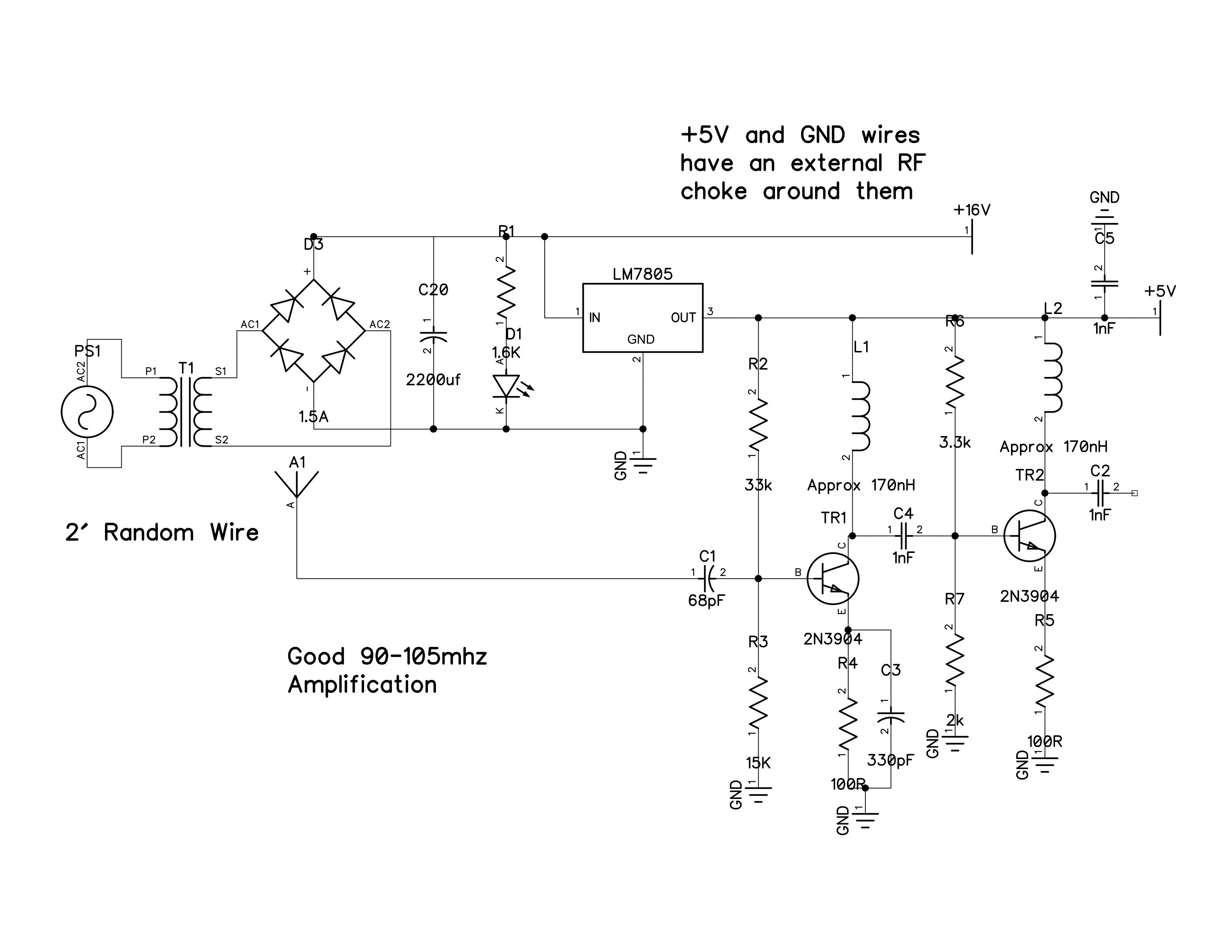 RF Amp Schematic