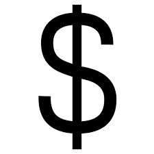 High-res single-bar dollar symbol