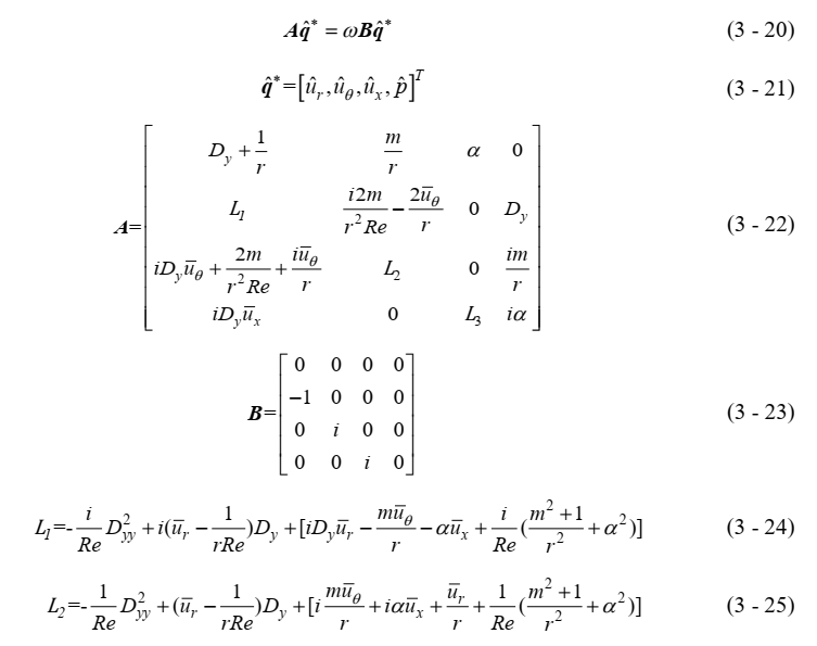 The generalized EVP discritized by Chebyshev collocation points