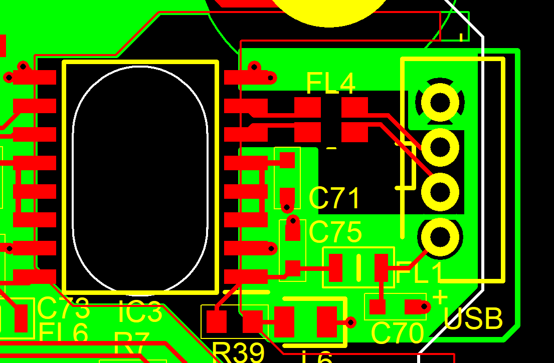 common mode chock usb no GND 