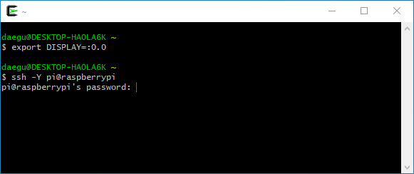 Login with Cygwin Terminal