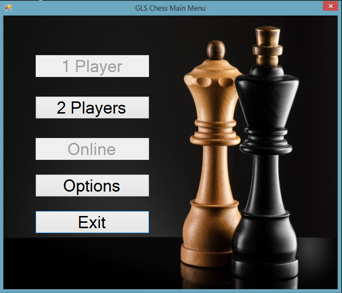 GLS Chess Main Menu