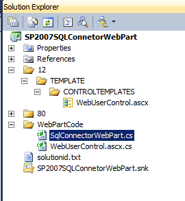 Directory Structure Using WSPbuilder