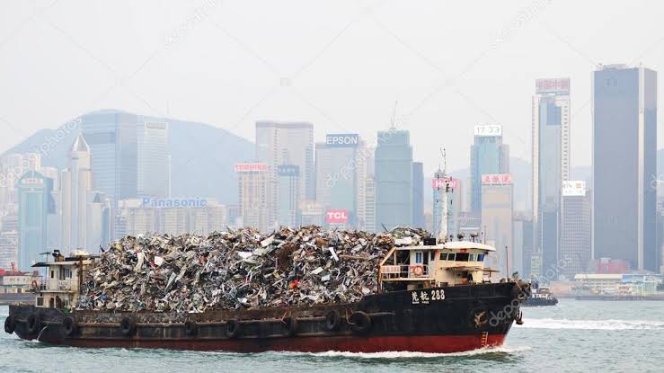 Garbage ship