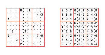 Minimal sudoku puzzle and solution