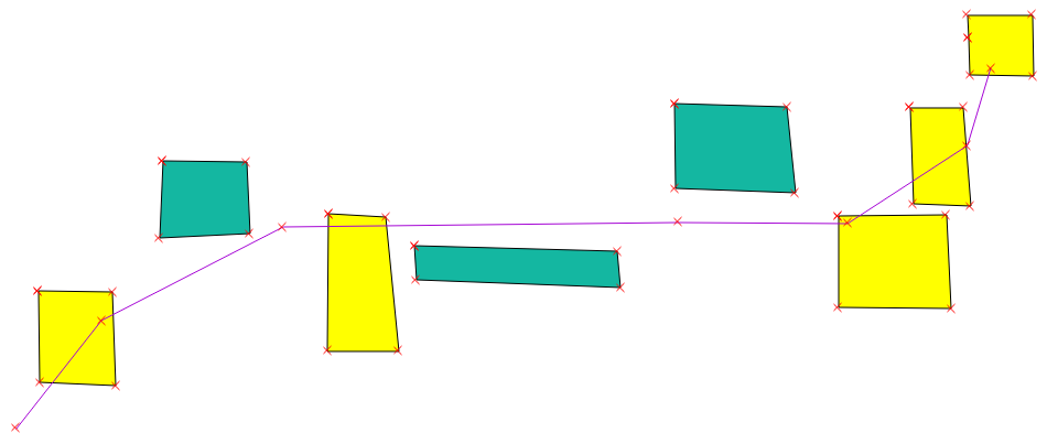 Single line intersection selection