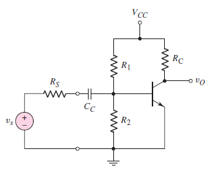 NPN CE configuration (from Neamen Microelectronics Circuit Analysis and Design 4th edition)