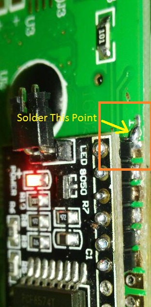 connect Baklight Kathode to Ground PIN