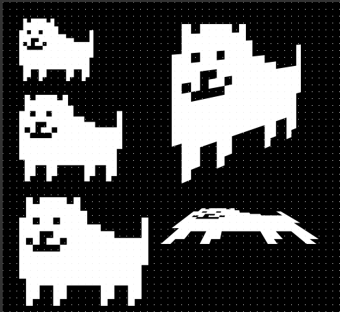 2D pixeldog demo