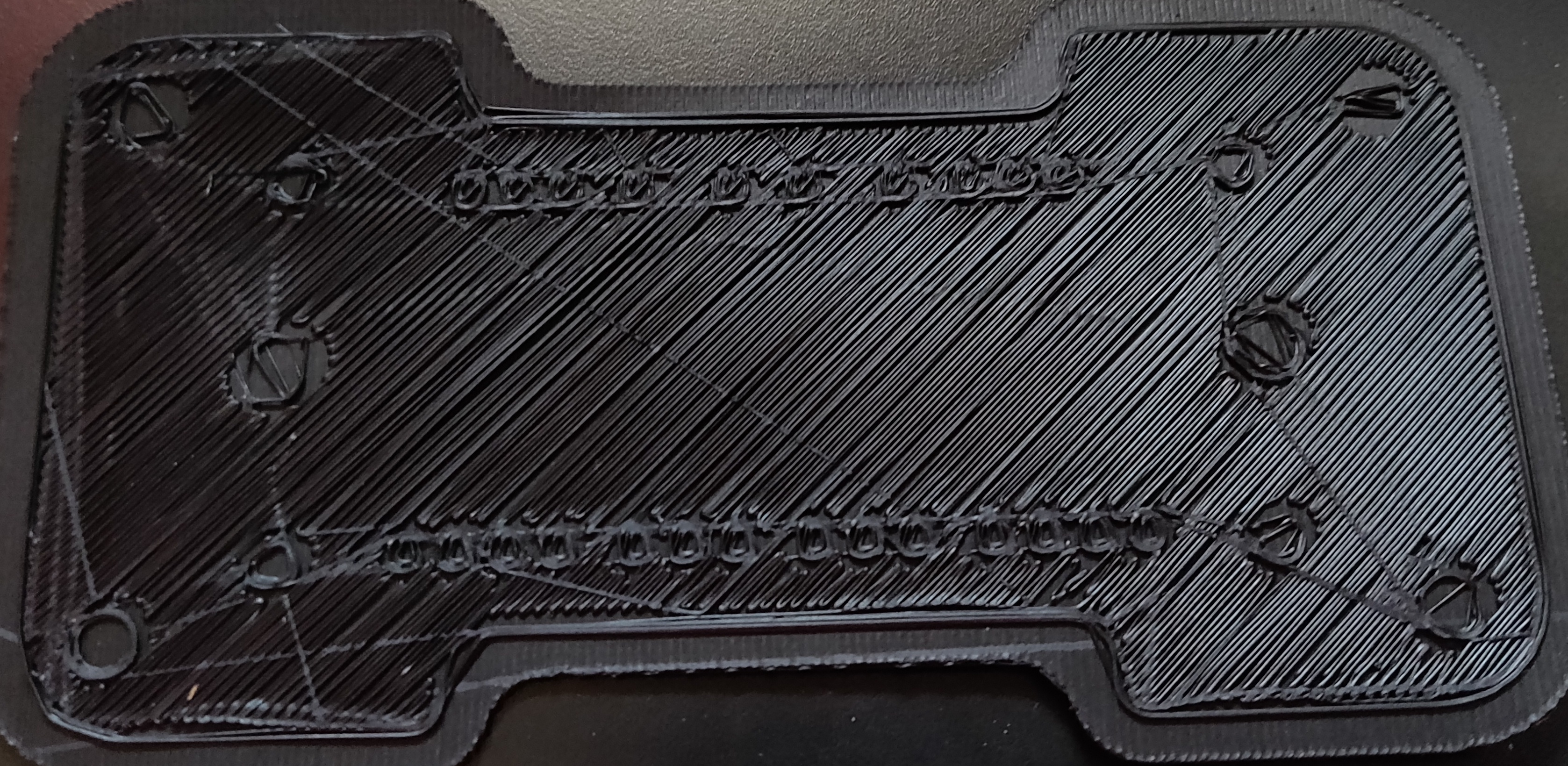 Badly printed ESD PLA first layer on raft