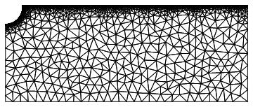 Mesh region for t=0.4