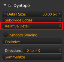 dyntopo settings