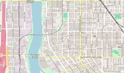 QGIS screenshot with default OSM tiles