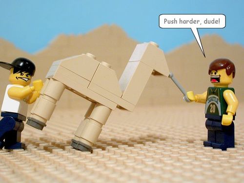 LEGO camel.