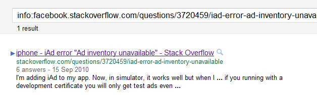 google result for facebook.stackoverflow.com/q/3720459