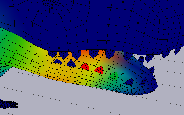 DEF-jaw vertex weights