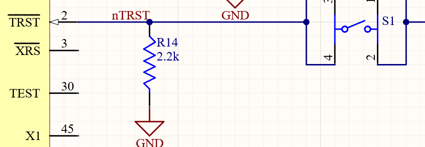 TRST' connection