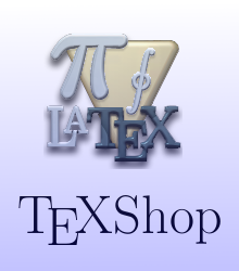 TeXShop - TeX editor and previewer for Mac OS X