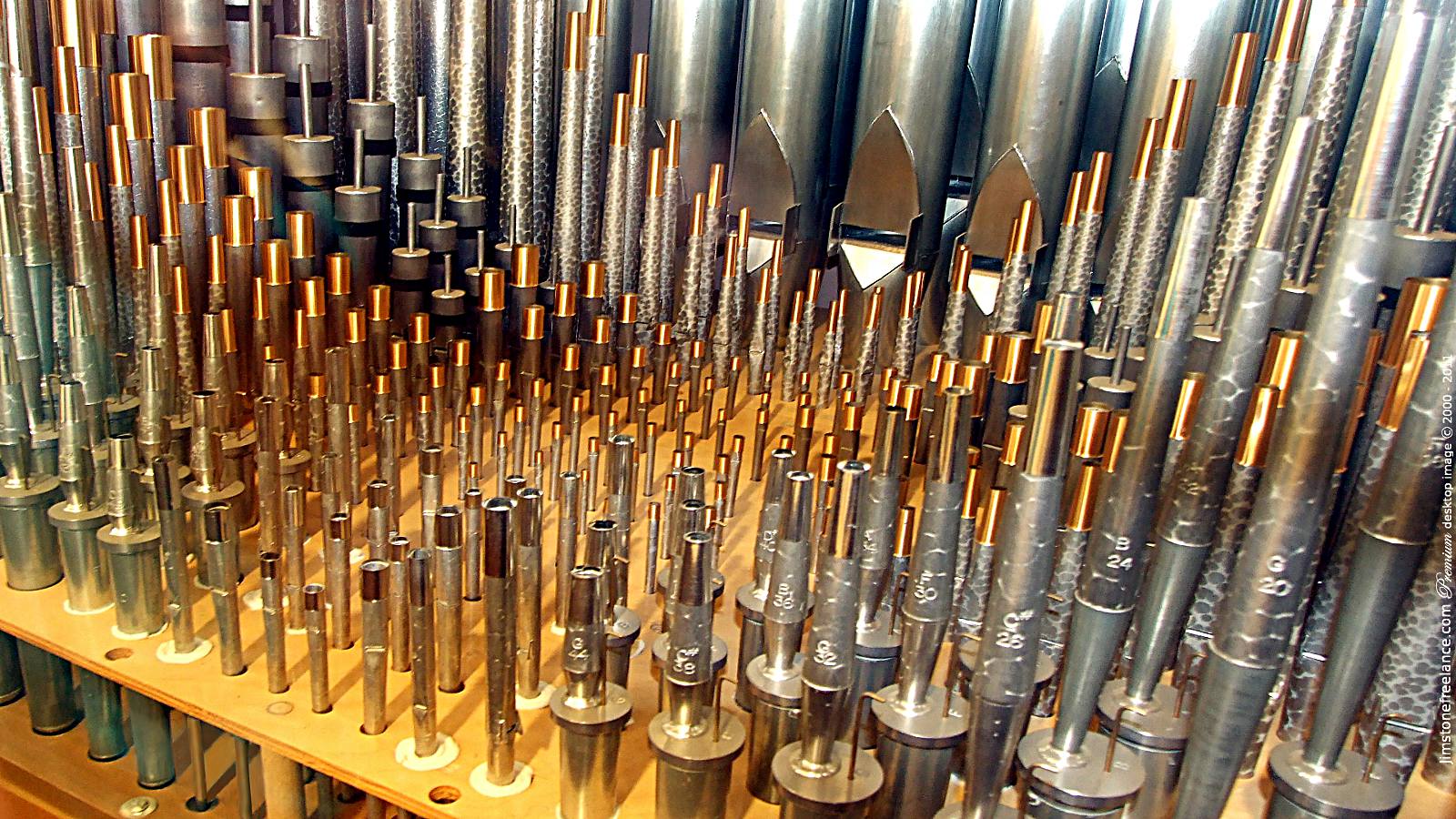 Pipe Organ Pipes