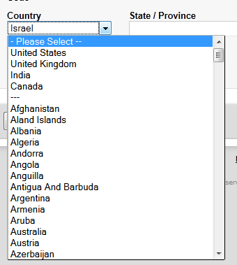 Country List