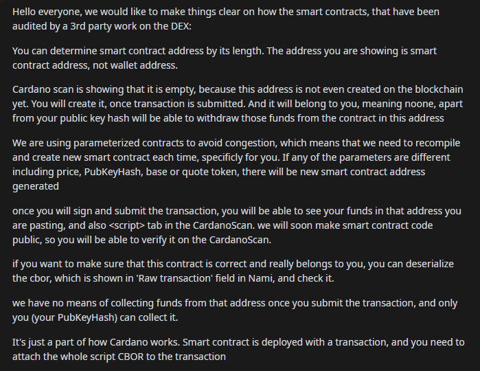 Cardano DEX