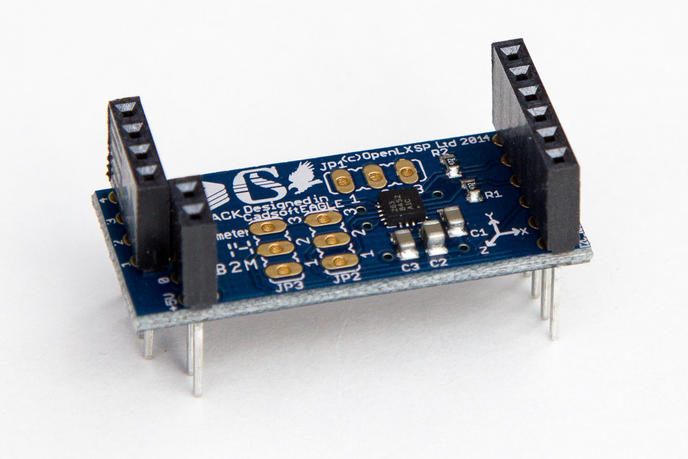 Microstack accelerometer