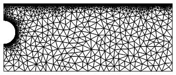 Mesh region for t=0.7