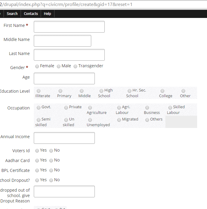 drupal web form