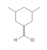 1-(chloromethylidene)-3,5-dimethylcyclohexane