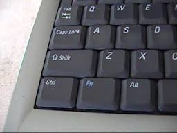 Fn key from a laptop keyboard