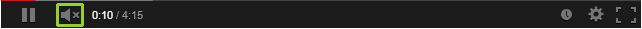 YouTube mute
