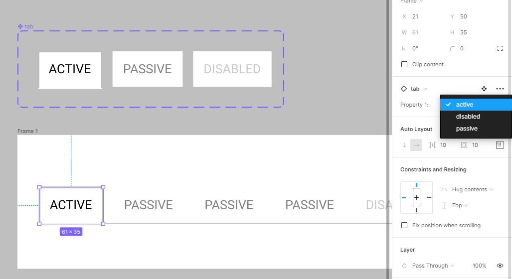 Figma hacky tab borders