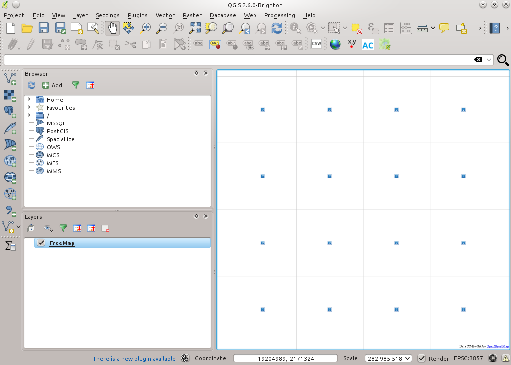 QGIS Freemap layer