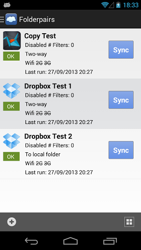 FolderSync Pairs