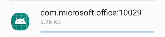 Image showing "com.microsoft.office:10029"