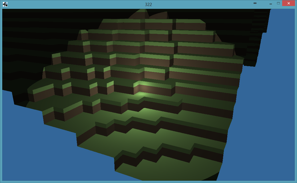 Voxel Engine Per-Fragment Lighting Test