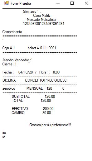 ya eh intentado hacer con cuerpo de cadenas y para vizualizarlo se lo asigno a una caja de texto