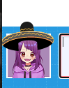 avatar wearing macarena hat in chat