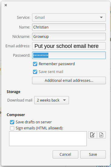 Gmail Settings