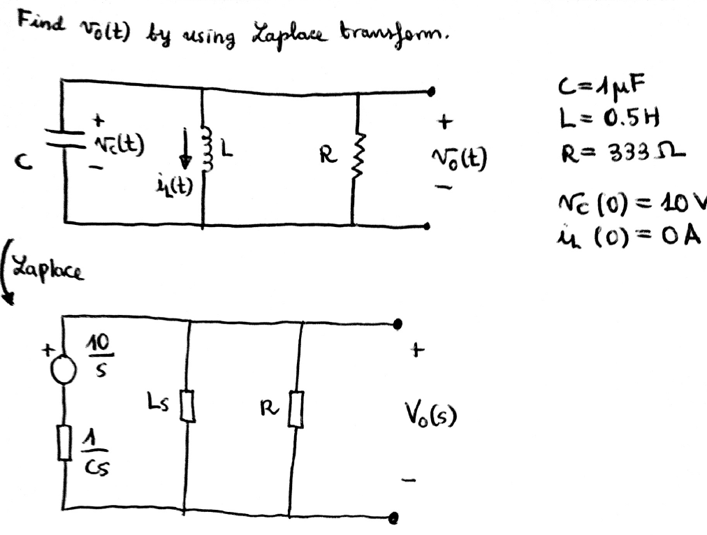 Problem Laplace Transform