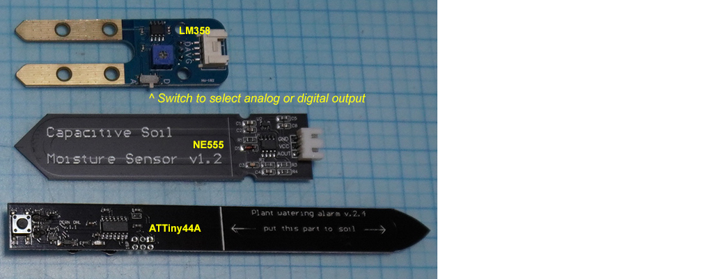 moisture sensor IC/MCU