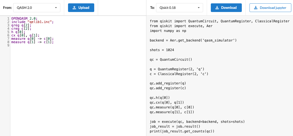 Quantum Programming Studio